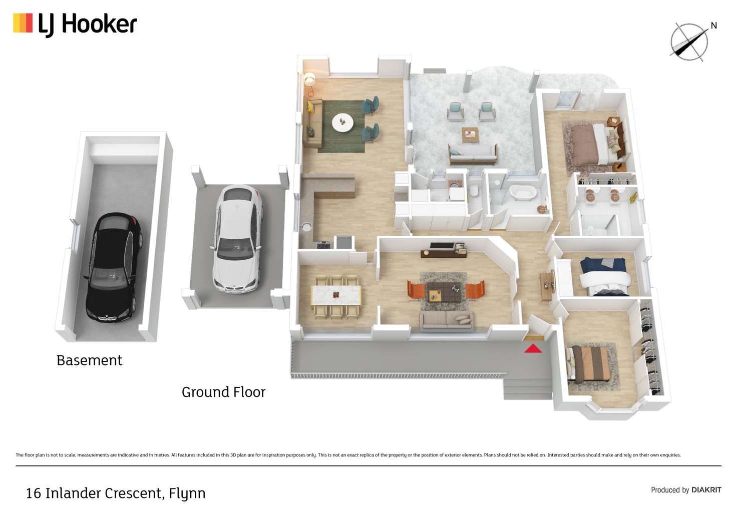 Floorplan of Homely house listing, 16 Inlander Crescent, Flynn ACT 2615