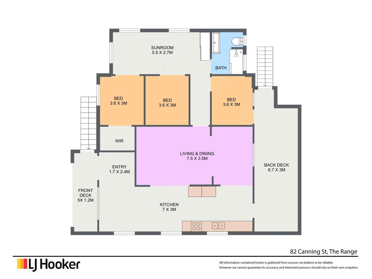 Floorplan of Homely house listing, 82 Canning Street, The Range QLD 4700