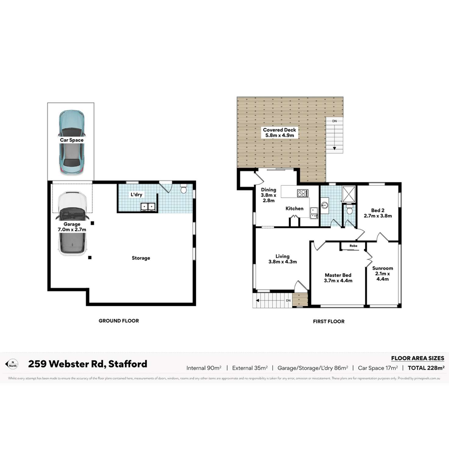 Floorplan of Homely house listing, 259 Webster Road, Stafford QLD 4053