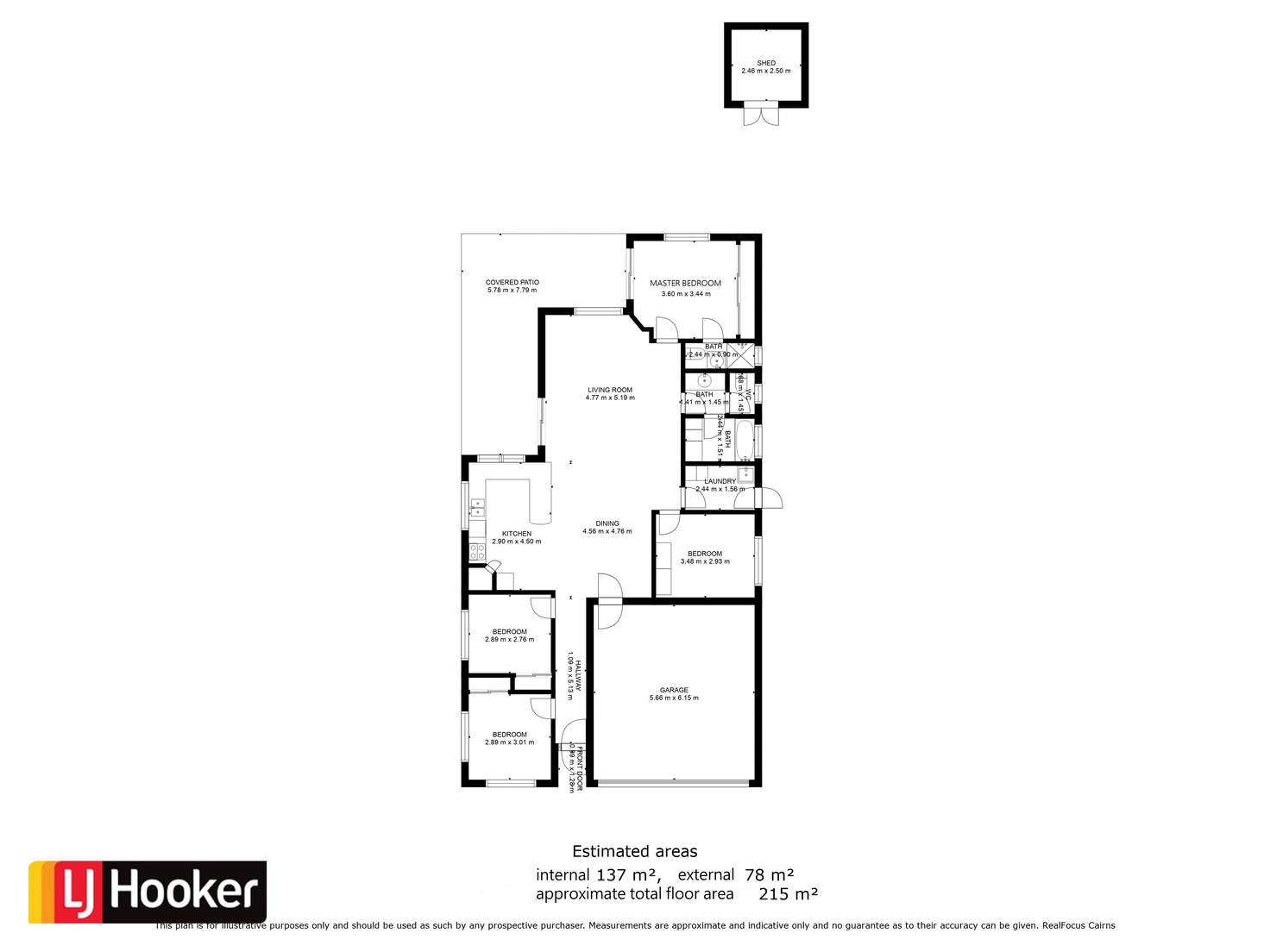 Floorplan of Homely house listing, 13 Accatino Street, Edmonton QLD 4869