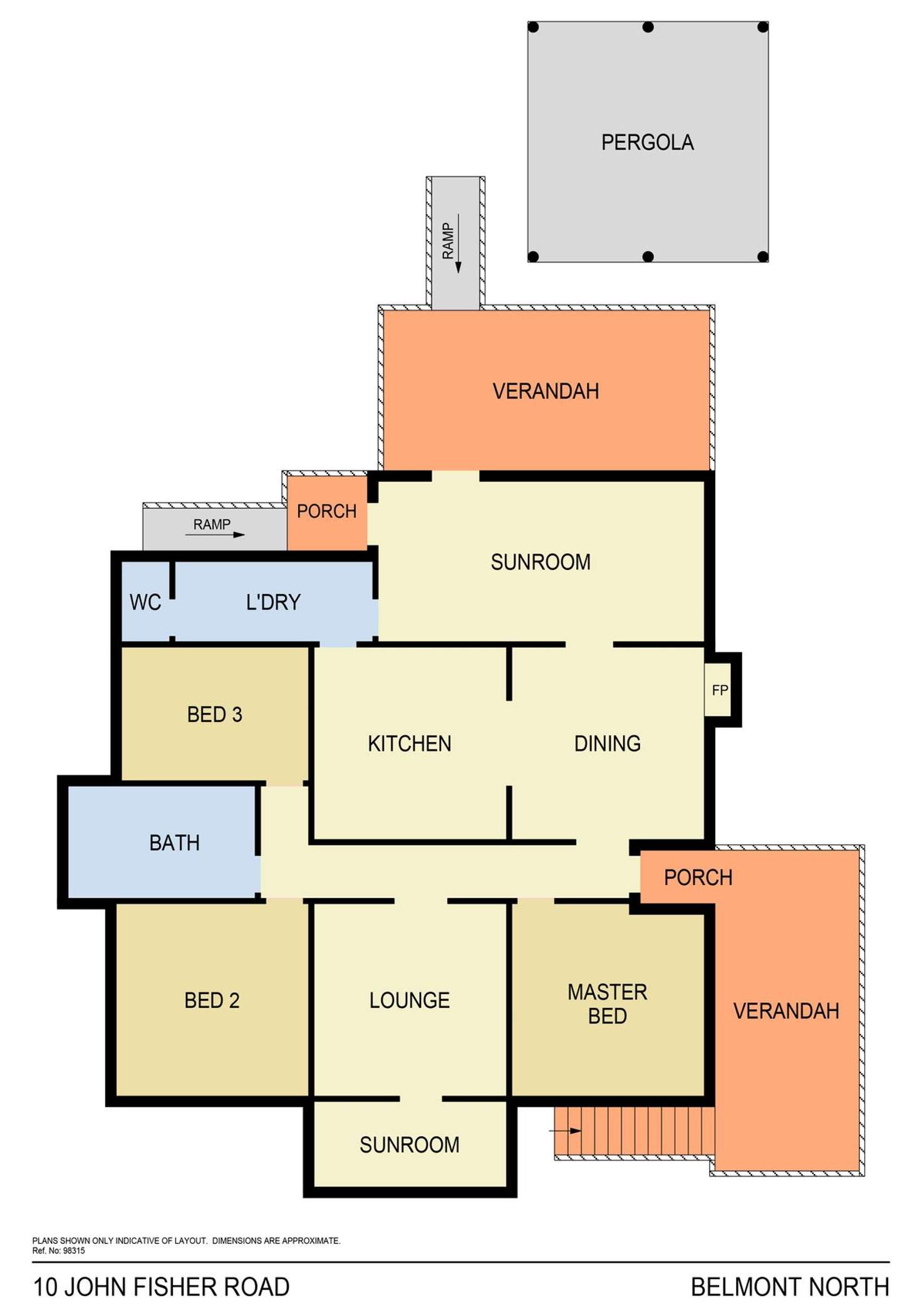 Floorplan of Homely house listing, 10 John Fisher Road, Belmont North NSW 2280