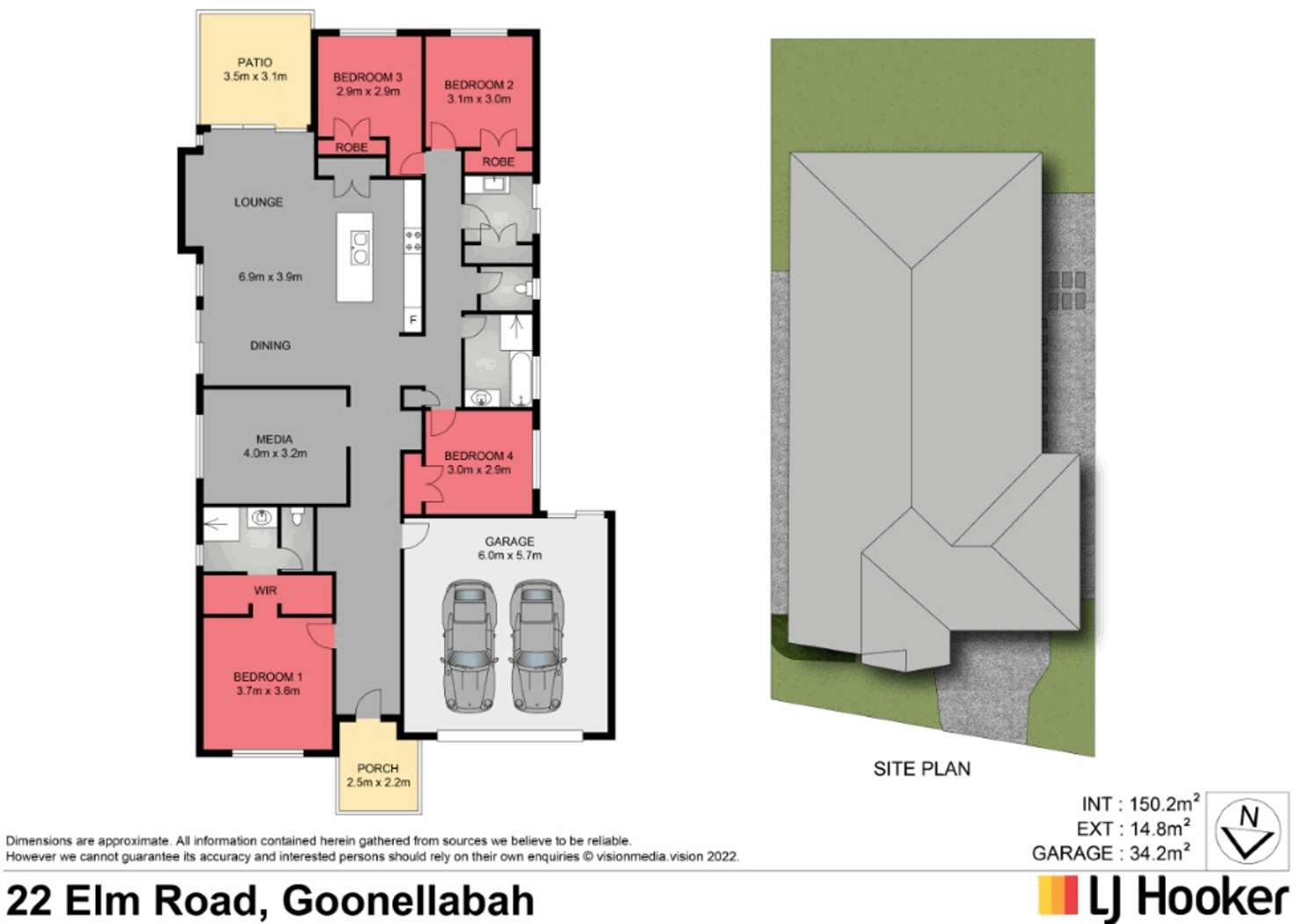 Floorplan of Homely house listing, 22 Elm Road, Goonellabah NSW 2480