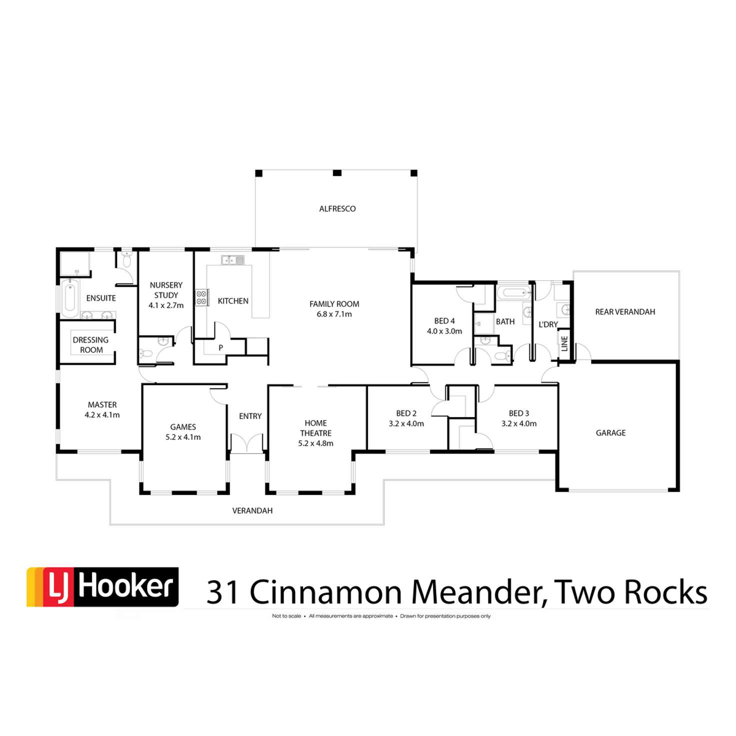 Floorplan of Homely house listing, 31 Cinnamon Meander, Two Rocks WA 6037