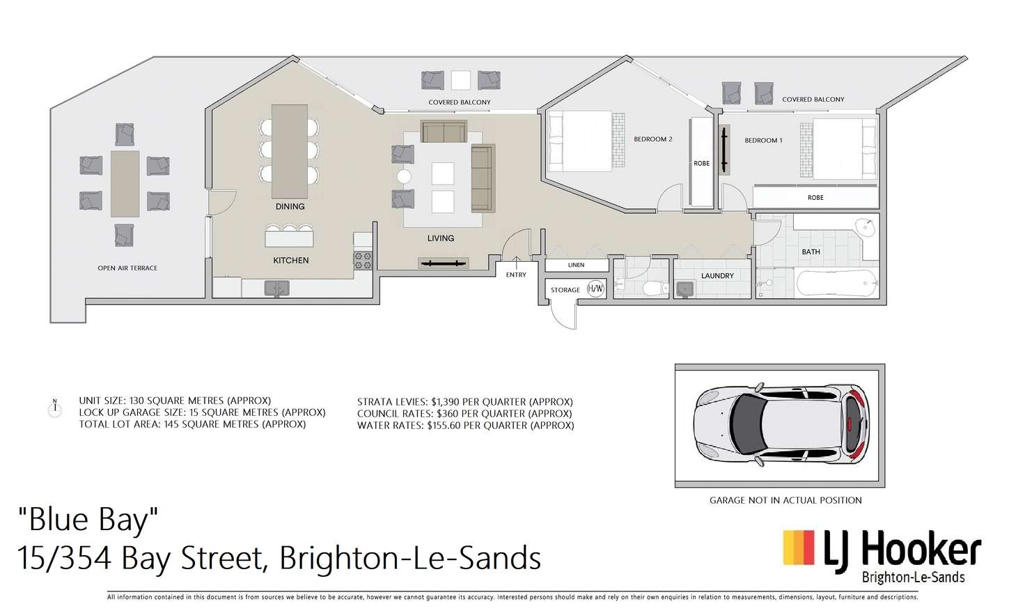 Floorplan of Homely apartment listing, 15/354 Bay Street, Brighton-Le-Sands NSW 2216