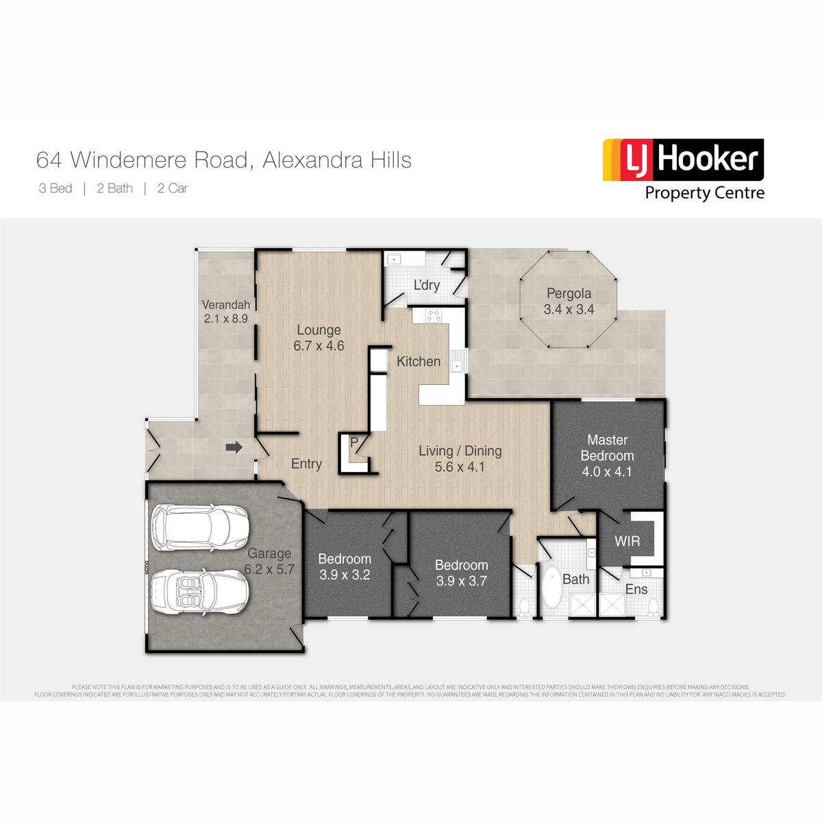 Floorplan of Homely house listing, 64 Windemere Road, Alexandra Hills QLD 4161