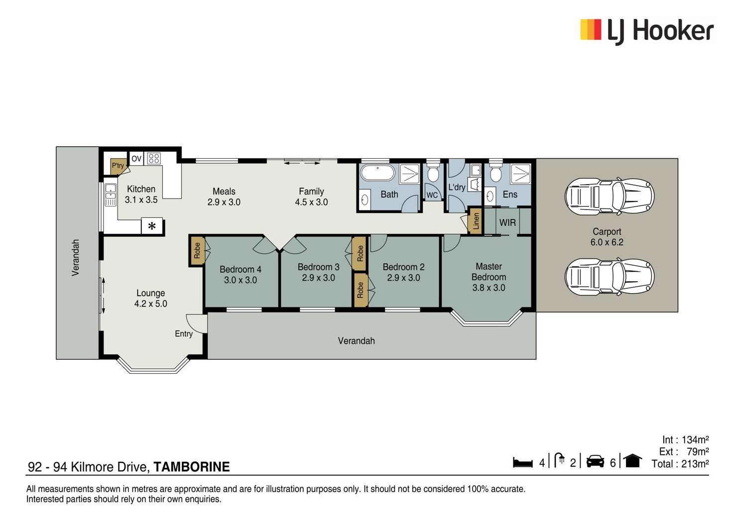 Floorplan of Homely acreageSemiRural listing, 92-94 Kilmore Drive, Tamborine QLD 4270