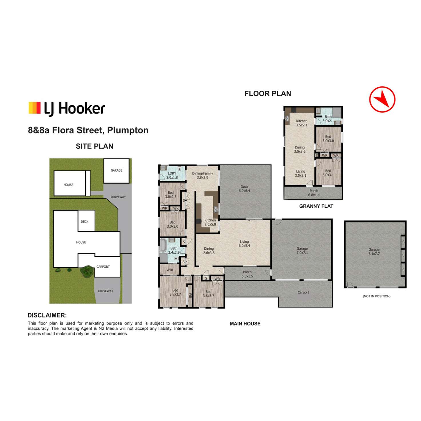 Floorplan of Homely house listing, 8 Flora Street, Plumpton NSW 2761