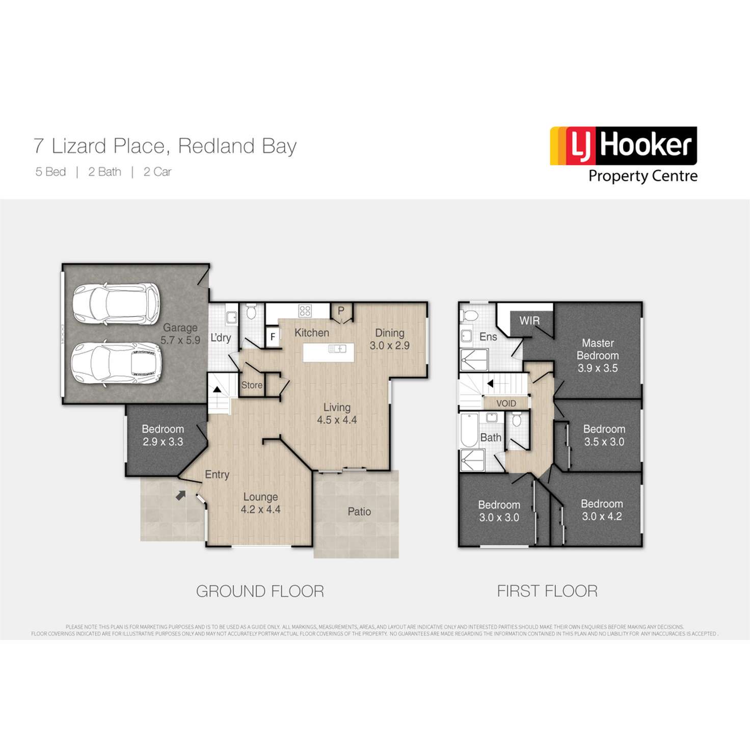 Floorplan of Homely house listing, 7 Lizard Place, Redland Bay QLD 4165