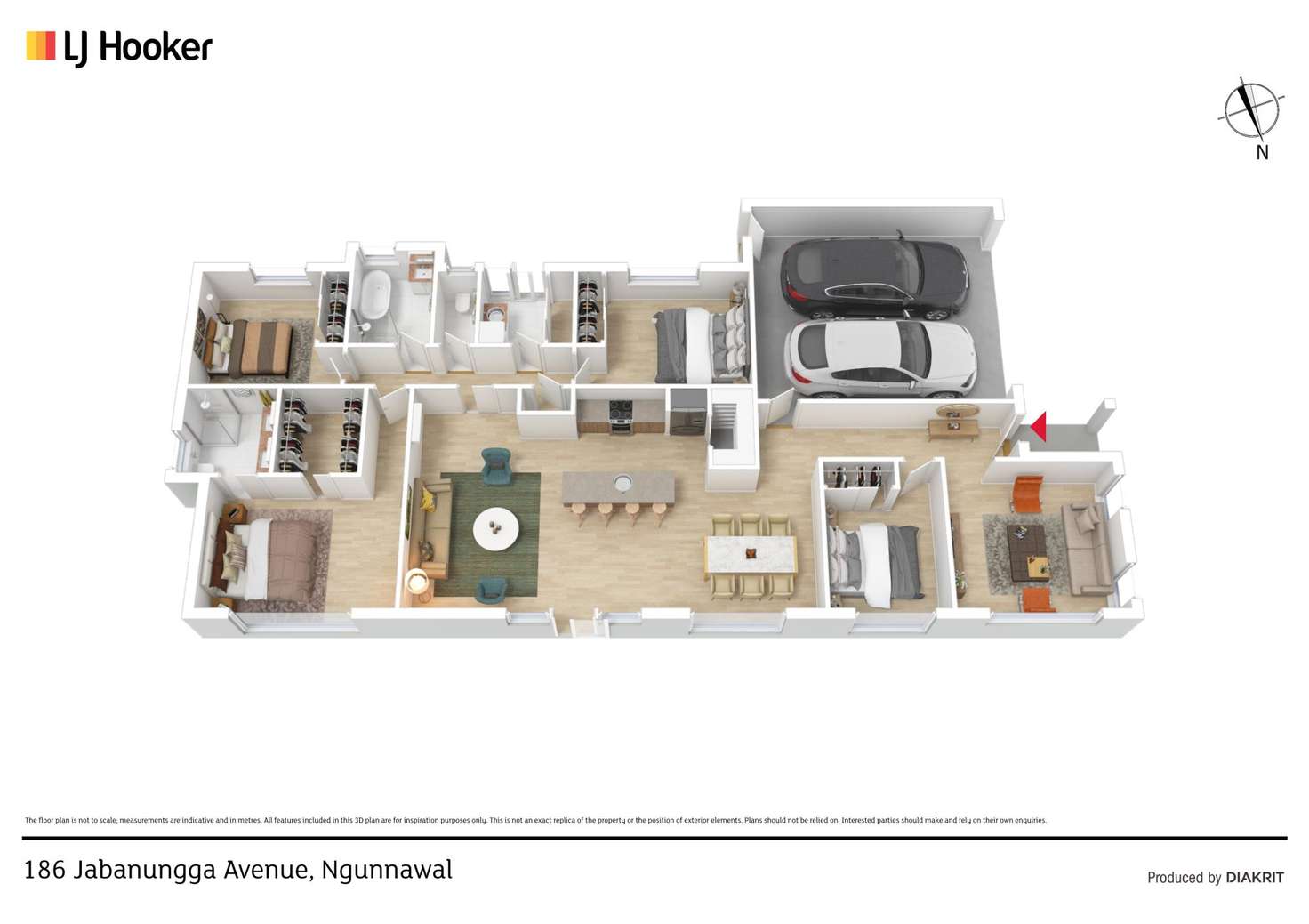 Floorplan of Homely house listing, 186 Jabanungga Avenue, Ngunnawal ACT 2913