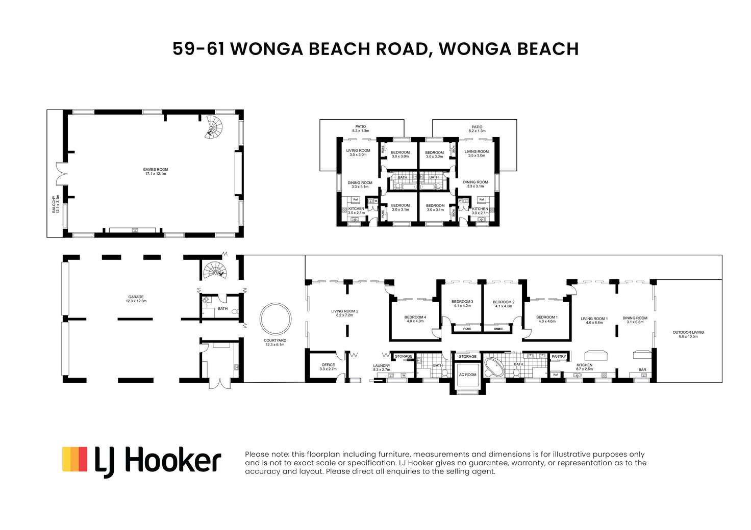 Floorplan of Homely house listing, 59-61 Wonga Beach Road, Wonga Beach QLD 4873