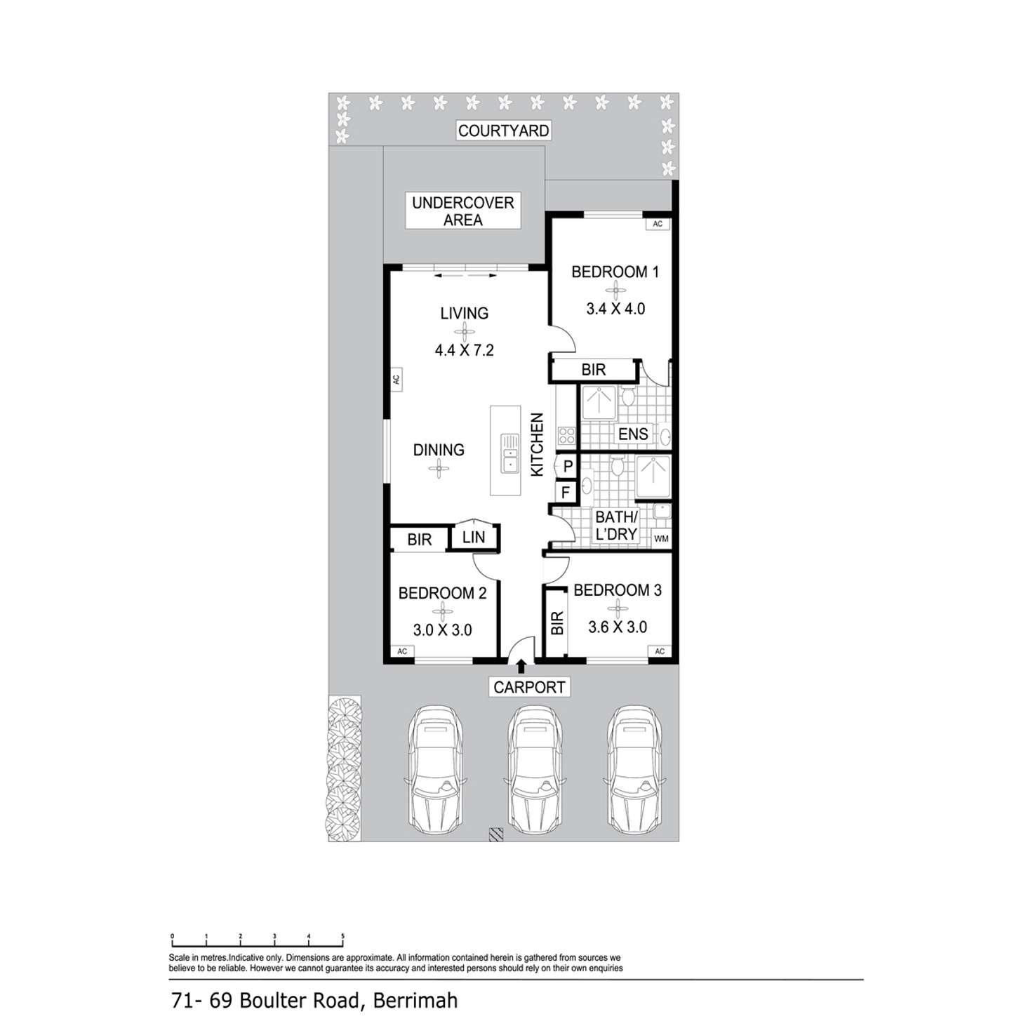 Floorplan of Homely unit listing, 71/69 Boulter Road, Berrimah NT 828
