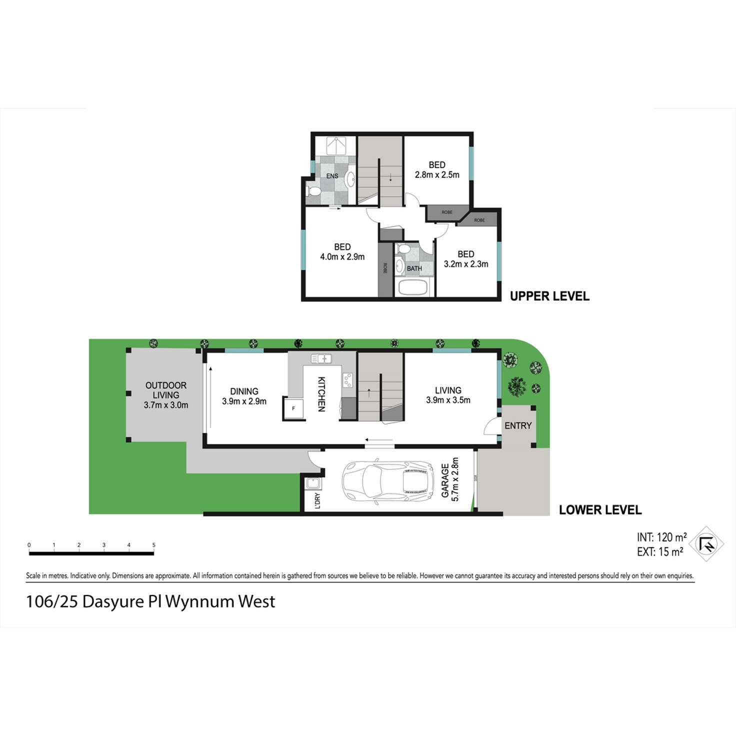 Floorplan of Homely townhouse listing, 106/25 Dasyure Place, Wynnum West QLD 4178