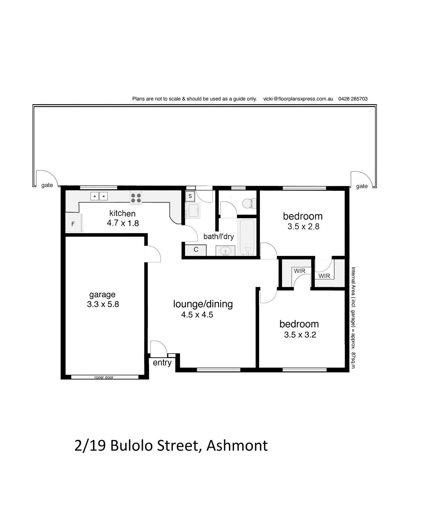 Floorplan of Homely house listing, Unit 1/19 Bulolo Street, Ashmont NSW 2650