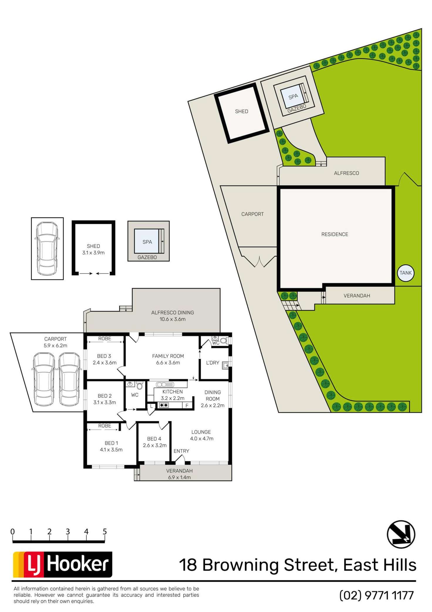 Floorplan of Homely house listing, 18 Browning Street, East Hills NSW 2213