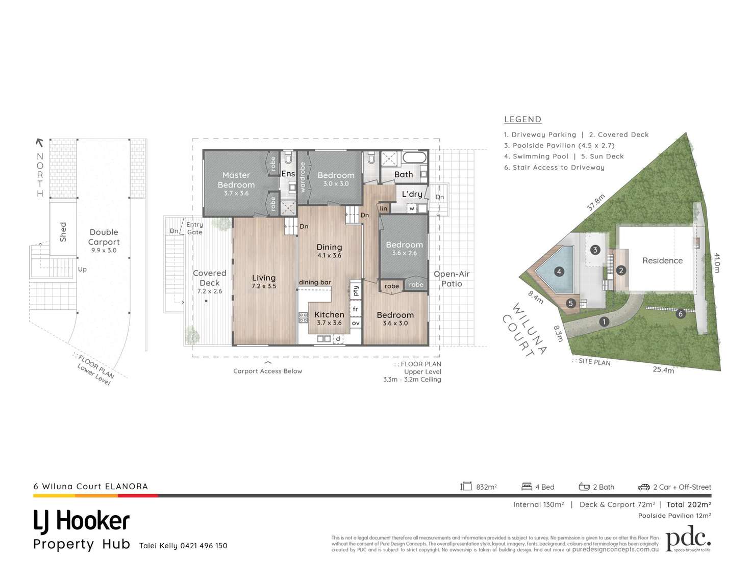 Floorplan of Homely house listing, 6 Wiluna Court, Elanora QLD 4221