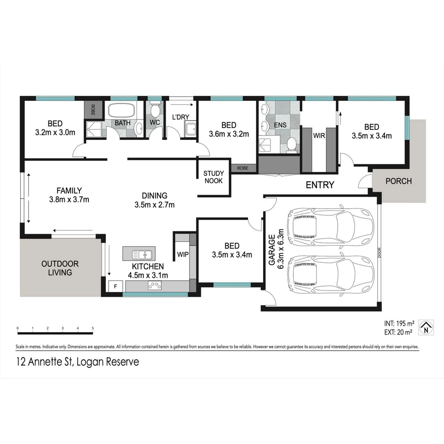 Floorplan of Homely house listing, 12 Annette Street, Logan Reserve QLD 4133