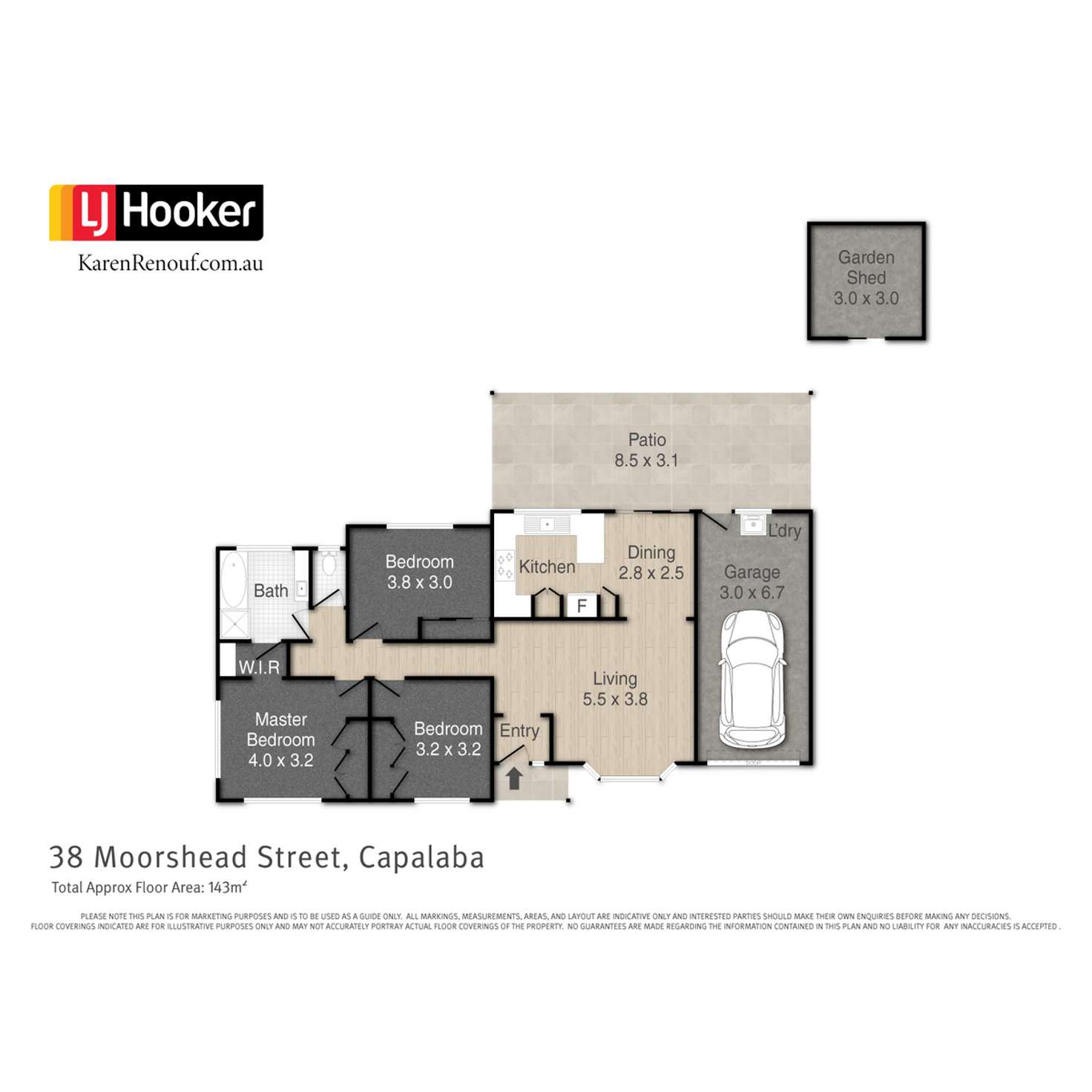 Floorplan of Homely house listing, 38 Moorshead Street, Capalaba QLD 4157