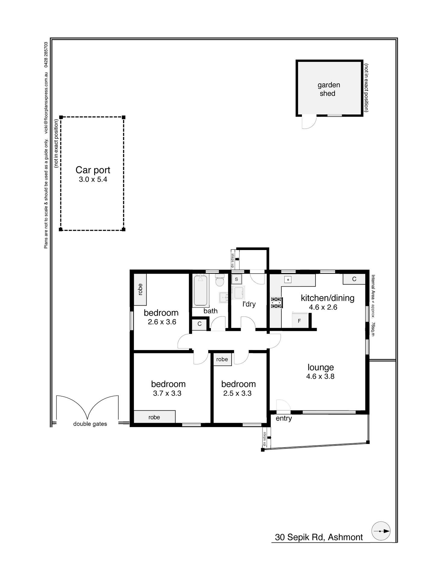 Floorplan of Homely house listing, 30 Sepik Road, Ashmont NSW 2650