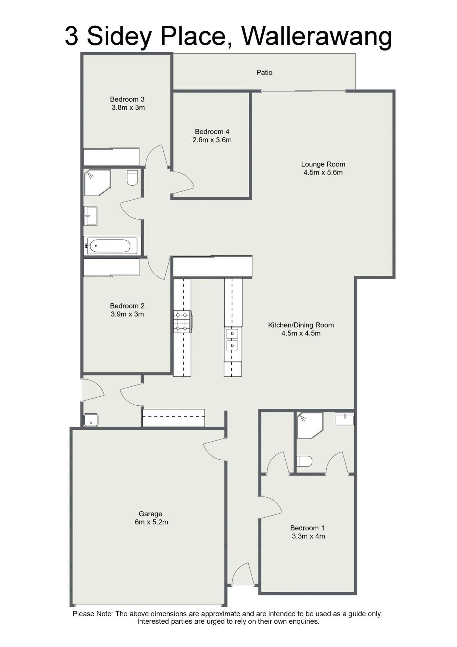 Floorplan of Homely house listing, 3 Sidey Place, Wallerawang NSW 2845