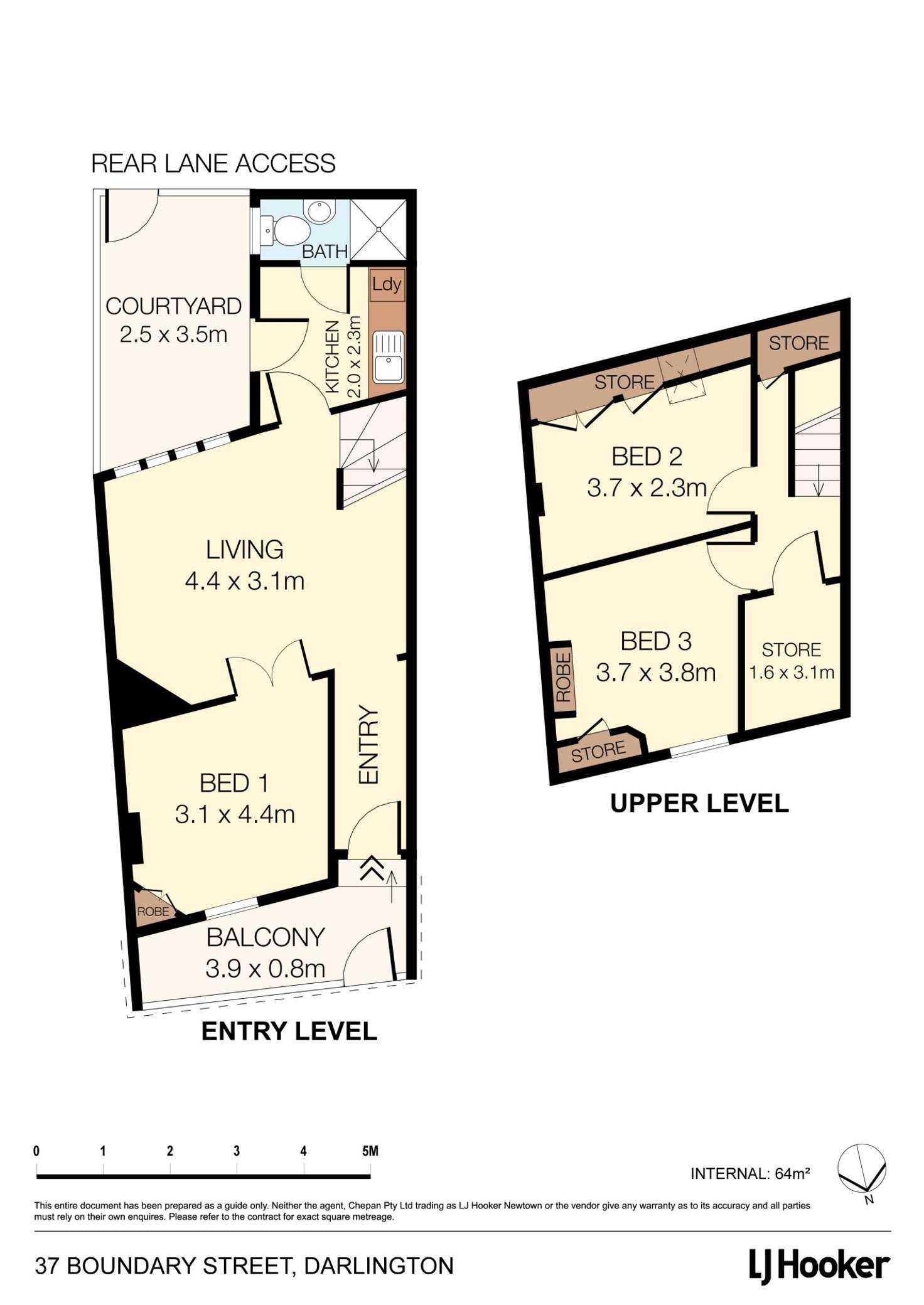 Floorplan of Homely house listing, 37 Boundary Street, Darlington NSW 2008