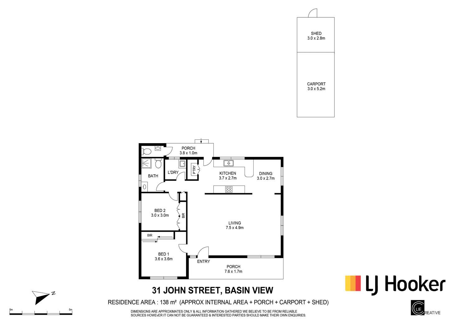 Floorplan of Homely house listing, 31 John Street, Basin View NSW 2540