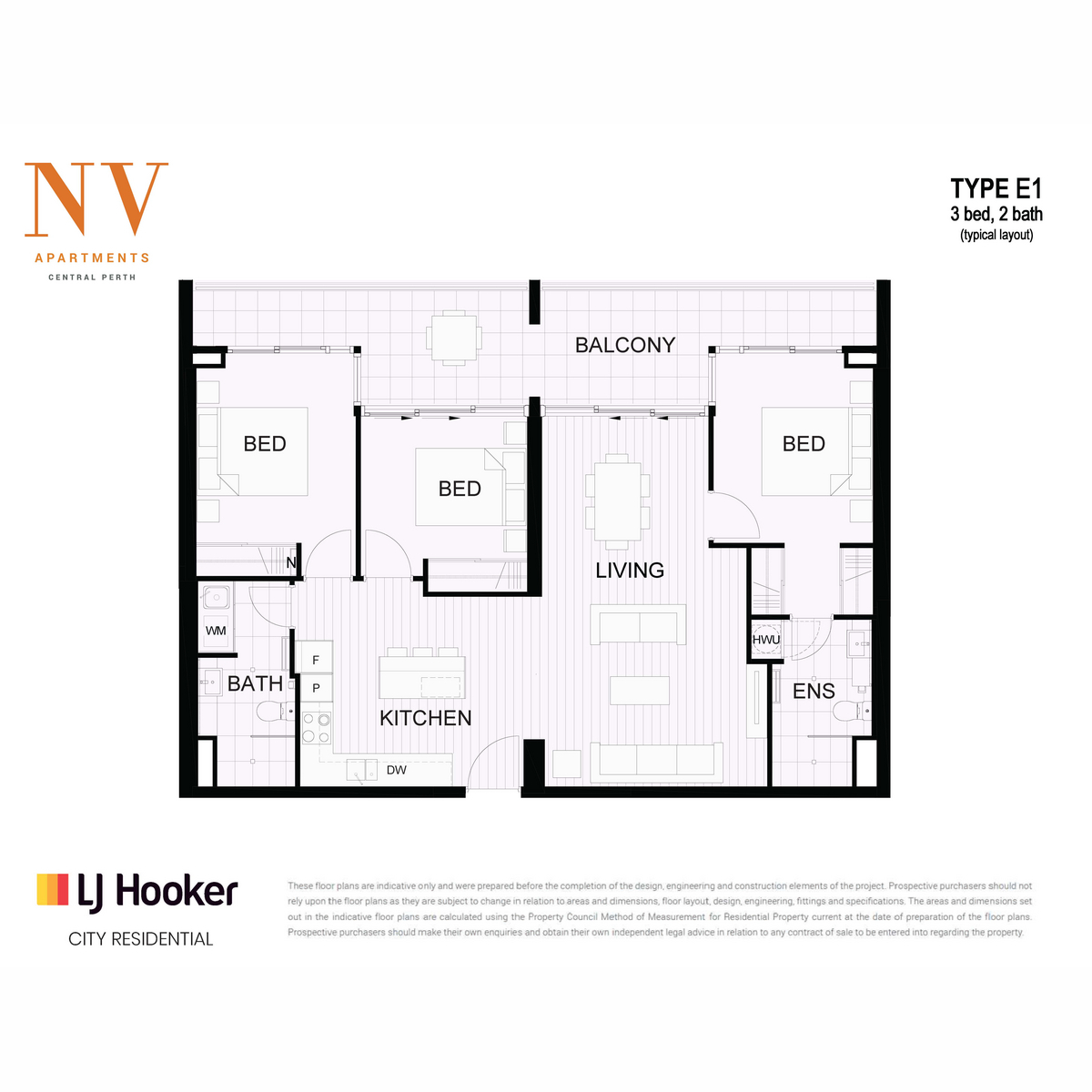 Floorplan of Homely apartment listing, 2907/380 Murray Street, Perth WA 6000