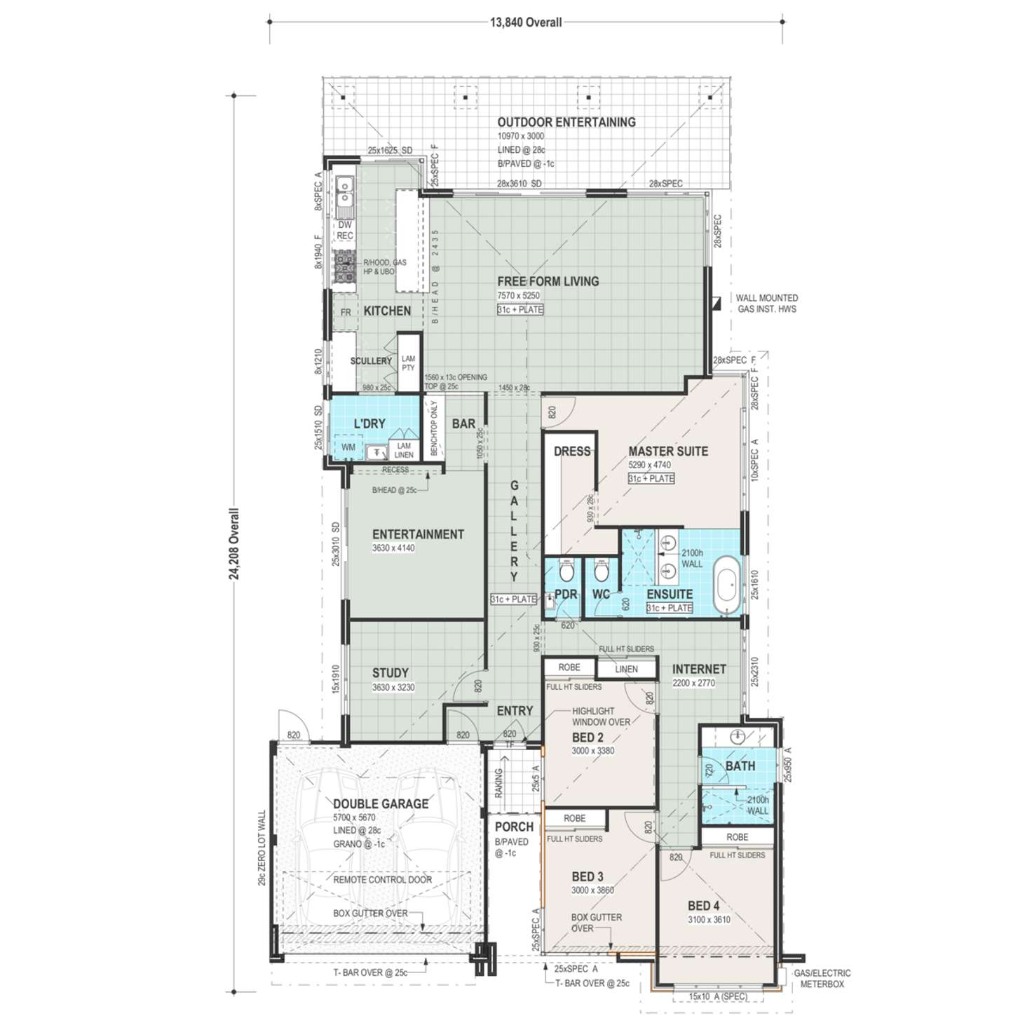 Floorplan of Homely house listing, 55 Wicklow Boulevard, Dalyellup WA 6230