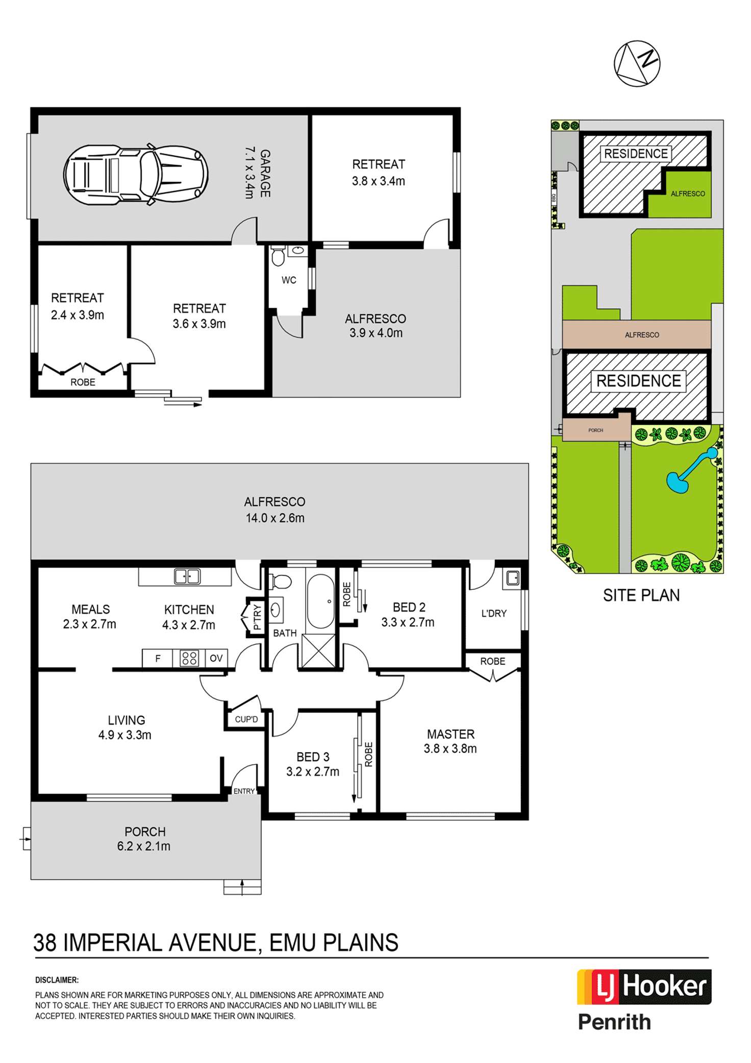 Floorplan of Homely house listing, 38 Imperial Avenue, Emu Plains NSW 2750