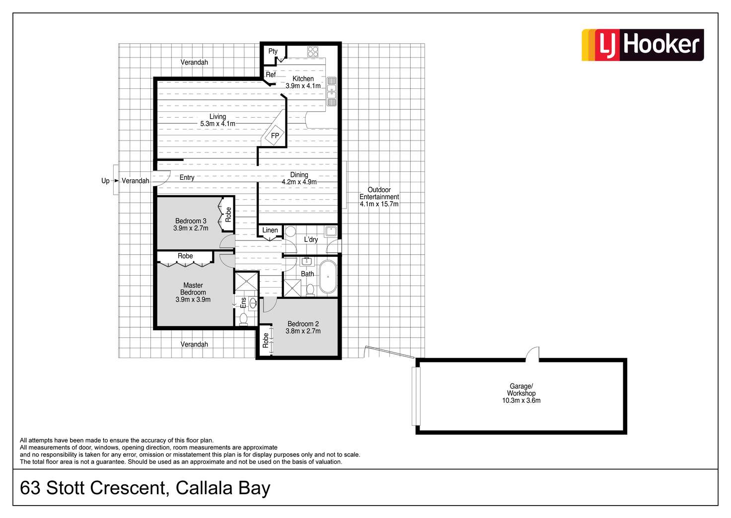 Floorplan of Homely house listing, 63 Stott Crescent, Callala Bay NSW 2540