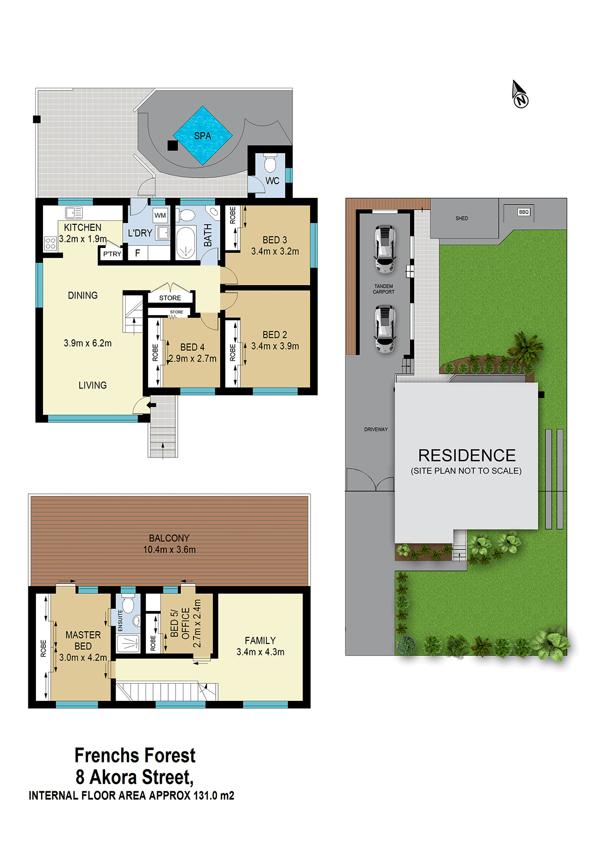 Floorplan of Homely house listing, 8 Akora Street, Frenchs Forest NSW 2086