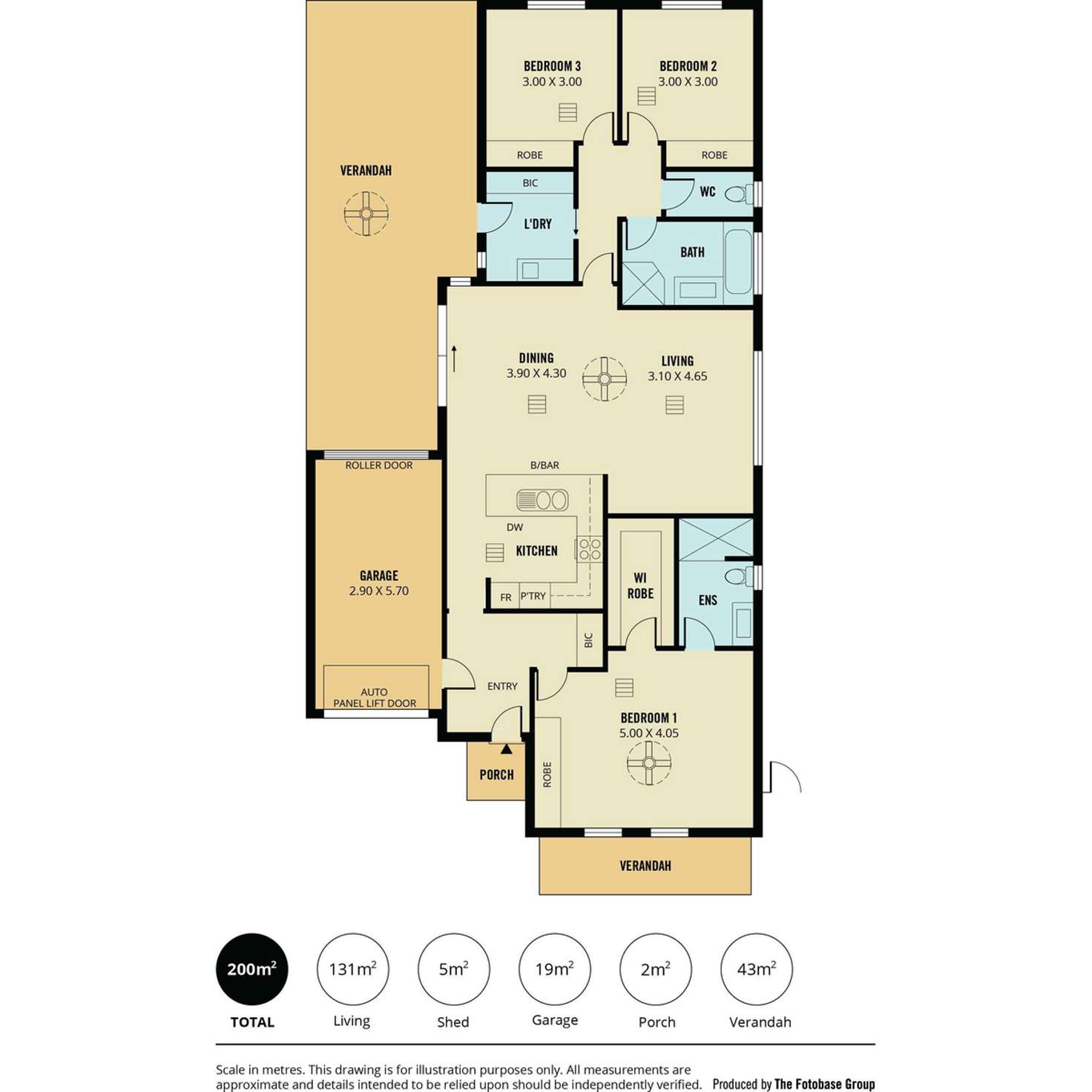 Floorplan of Homely house listing, 22 Hindmarsh Circuit, Mawson Lakes SA 5095