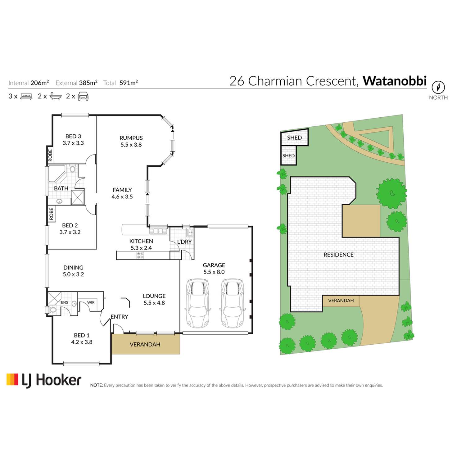 Floorplan of Homely house listing, 26 Charmian Crescent, Watanobbi NSW 2259