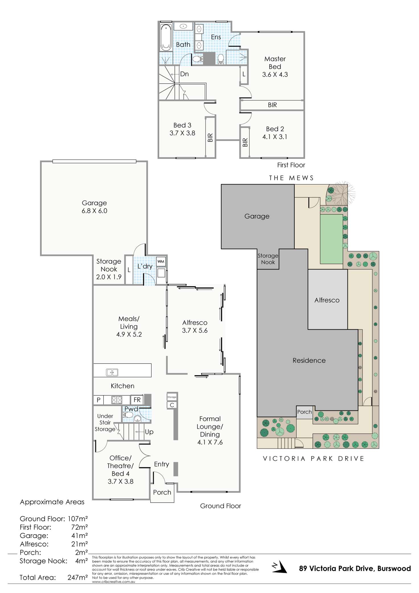 Floorplan of Homely house listing, 89 Victoria Park Drive, Burswood WA 6100