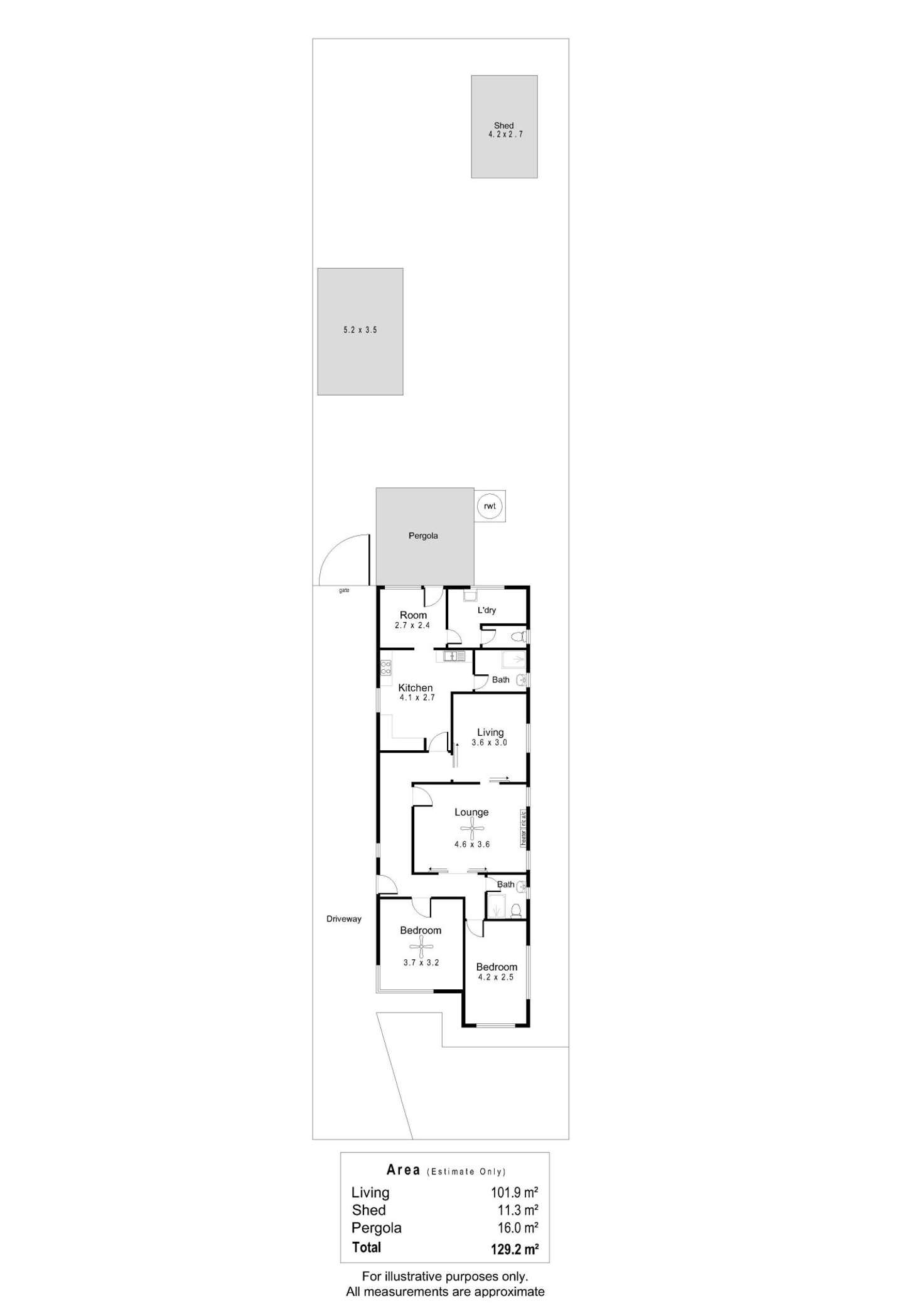 Floorplan of Homely house listing, 27 Harvey Street East, Woodville Park SA 5011