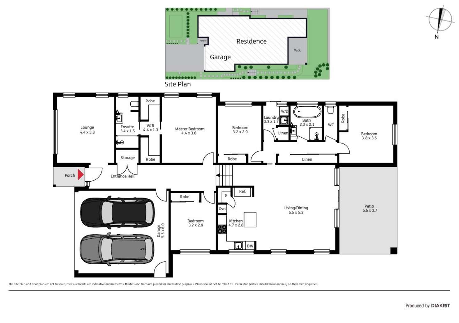 Floorplan of Homely house listing, 55 Anakie Court, Ngunnawal ACT 2913