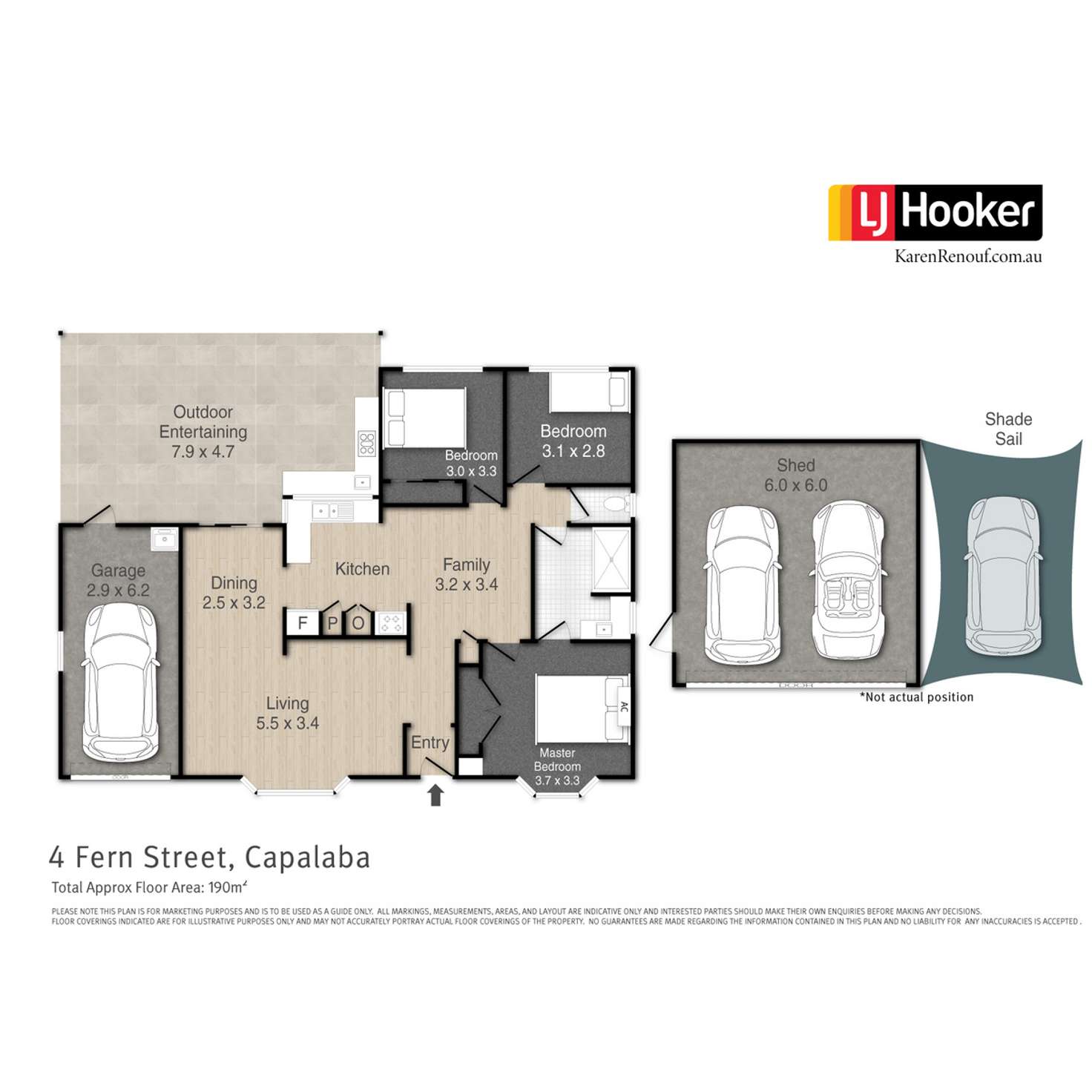 Floorplan of Homely house listing, 4 Fern Street, Capalaba QLD 4157