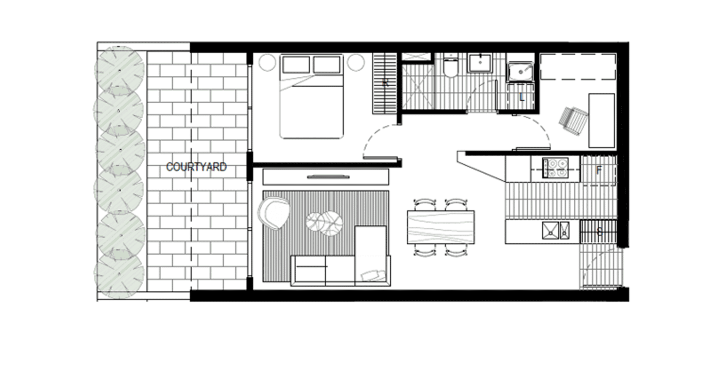 Floorplan of Homely apartment listing, 55/5 Hely Street, Griffith ACT 2603