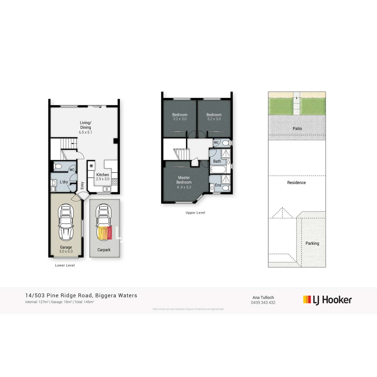 Floorplan of Homely townhouse listing, 14/503 Pine Ridge Road, Biggera Waters QLD 4216