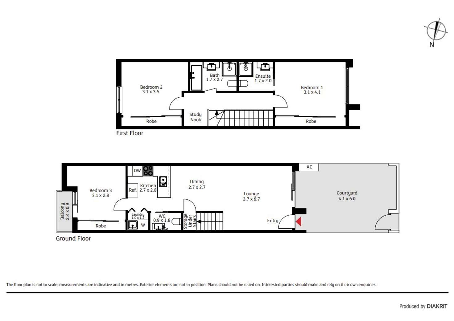 Floorplan of Homely townhouse listing, 52/36 Dulcie Holland Crescent, Moncrieff ACT 2914