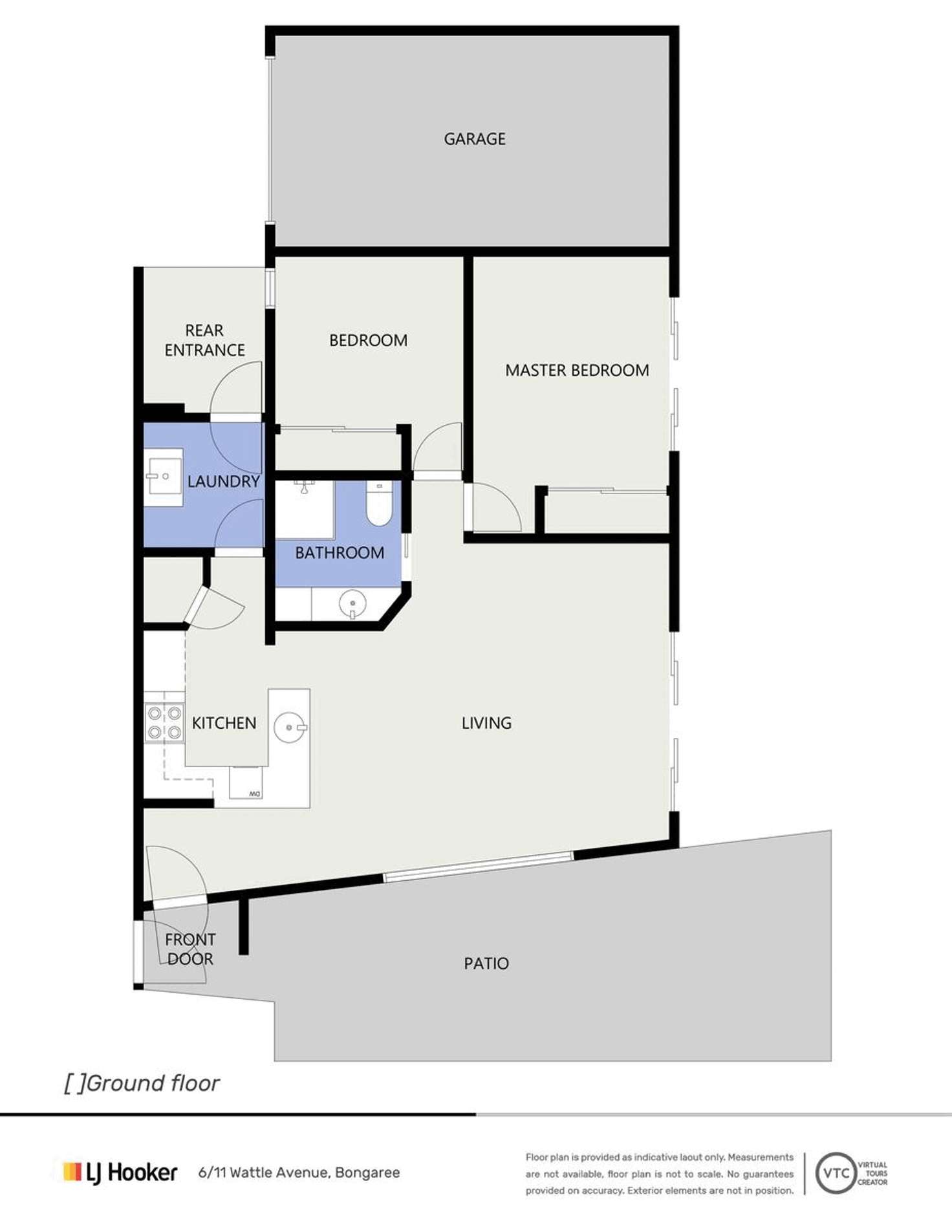 Floorplan of Homely unit listing, 6/11 Wattle Avenue, Bongaree QLD 4507