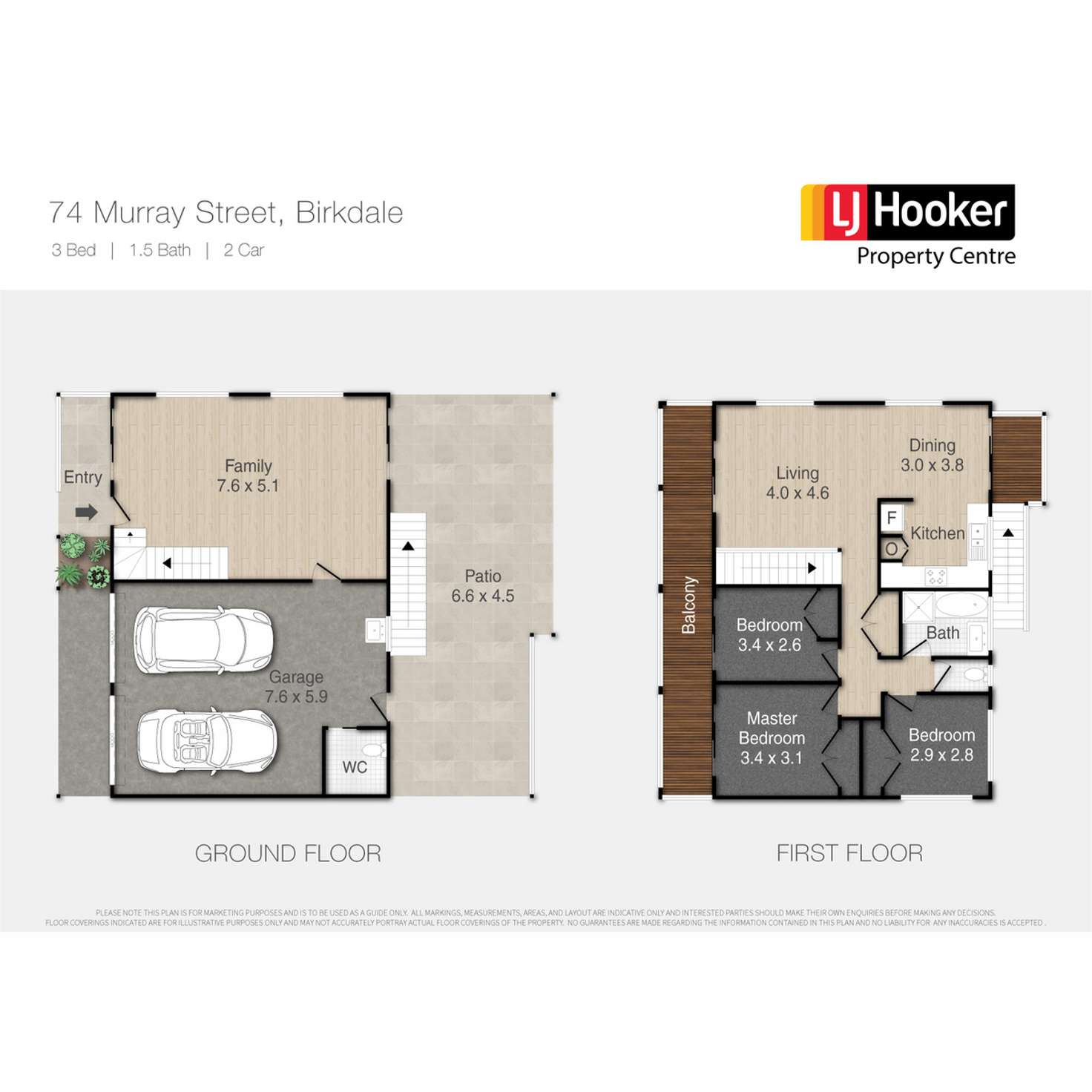 Floorplan of Homely house listing, 74 Murray Street, Birkdale QLD 4159