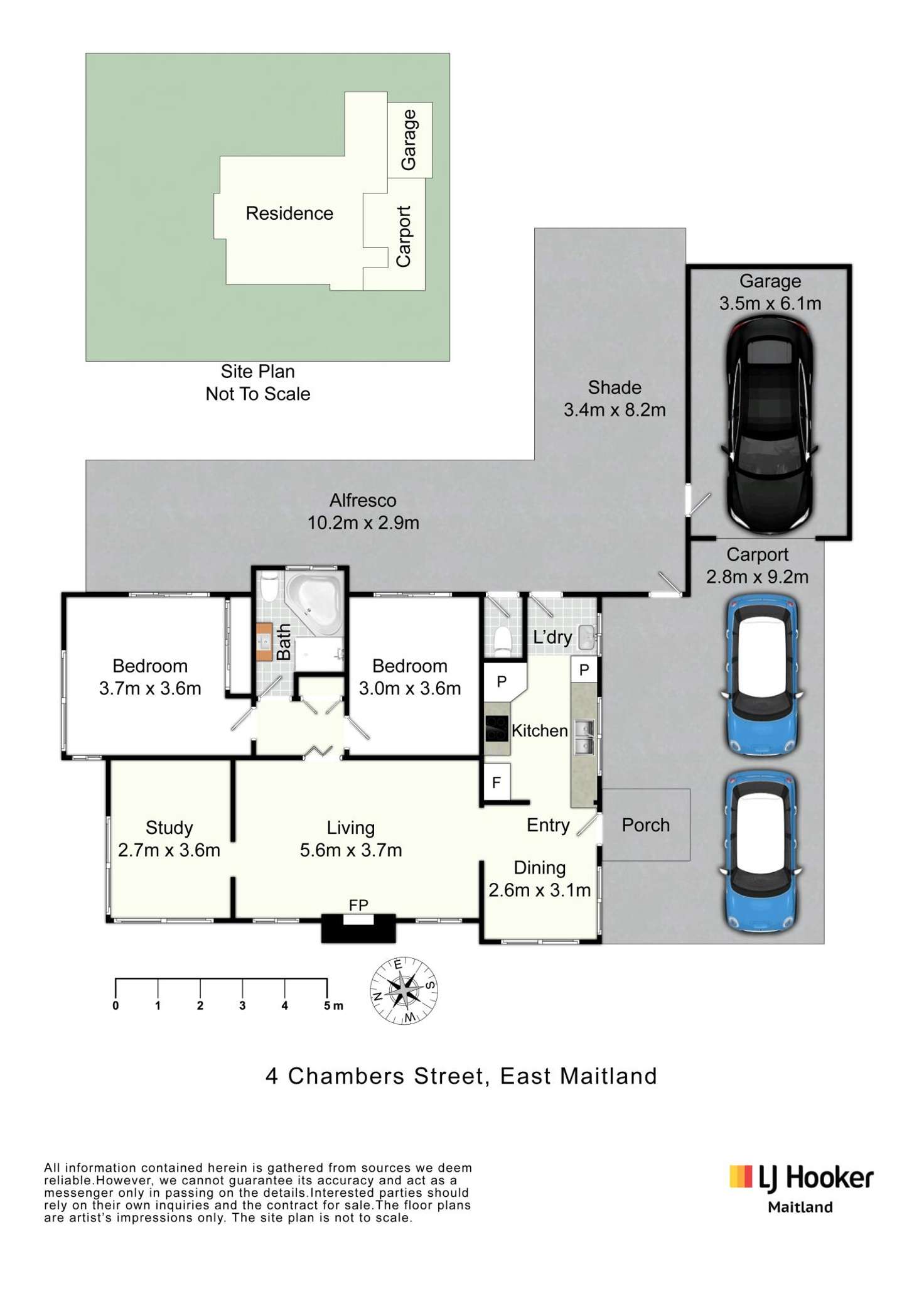 Floorplan of Homely house listing, 4 Chambers Street, East Maitland NSW 2323