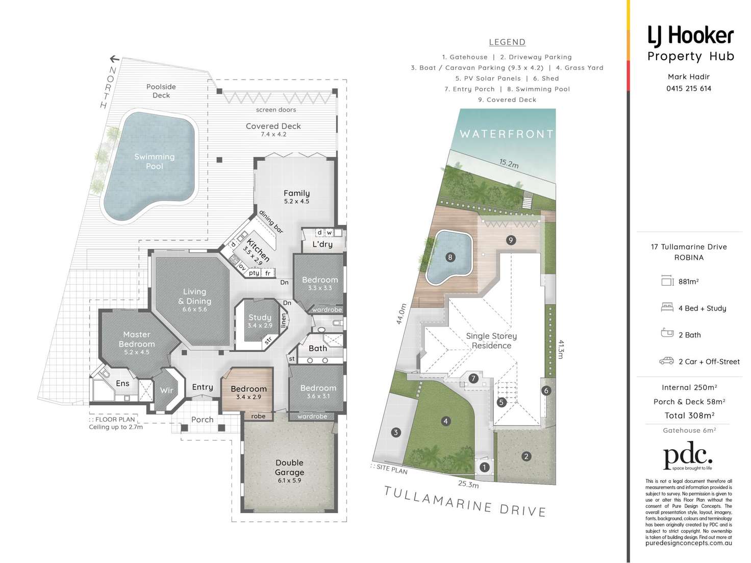 Floorplan of Homely house listing, 17 Tullamarine Drive, Robina QLD 4226