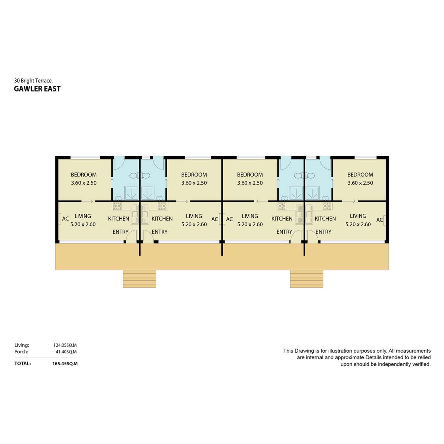 Floorplan of Homely unit listing, 30 Bright Terrace, Gawler East SA 5118