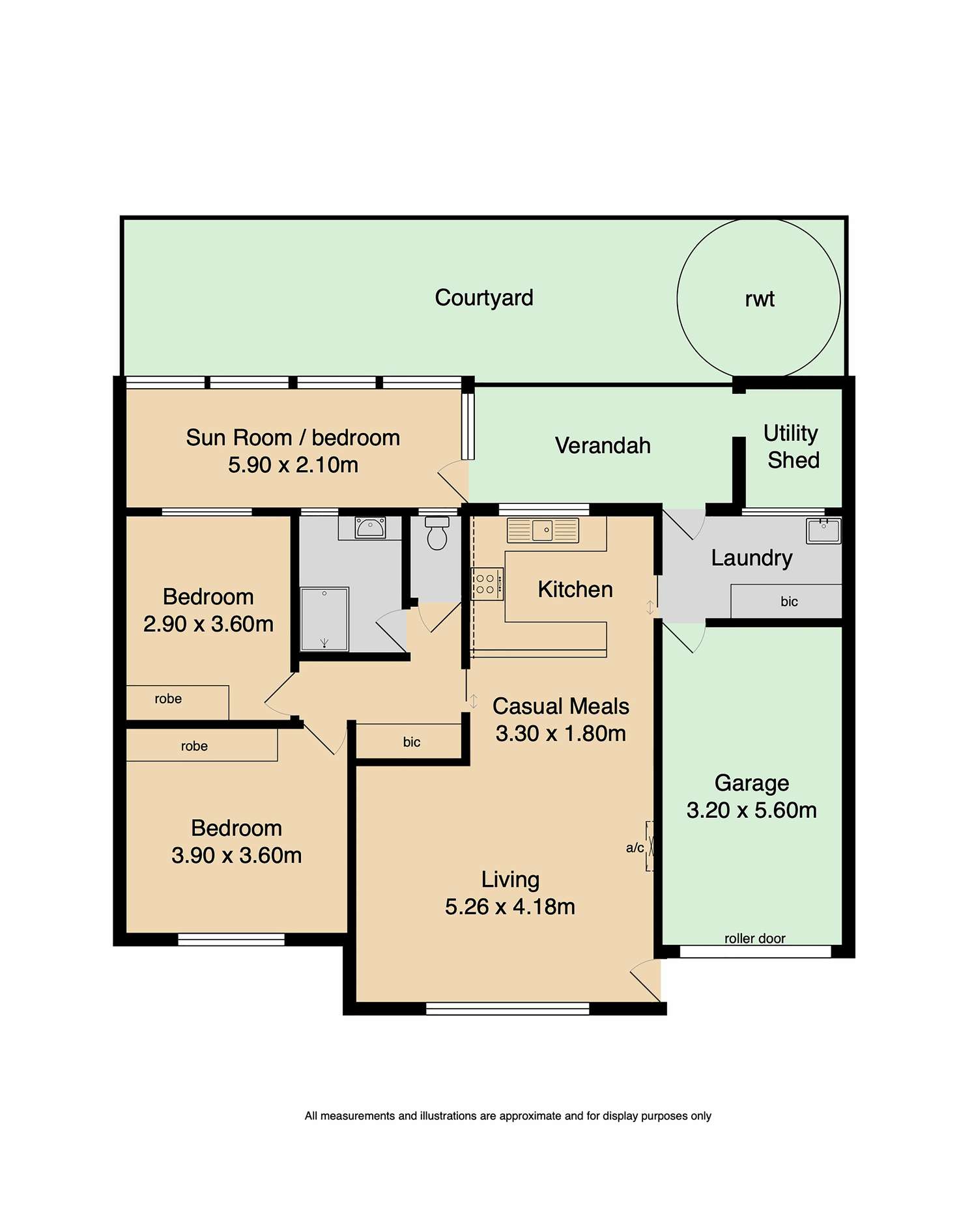 Floorplan of Homely unit listing, 2/1 Carlyle Street, Victor Harbor SA 5211