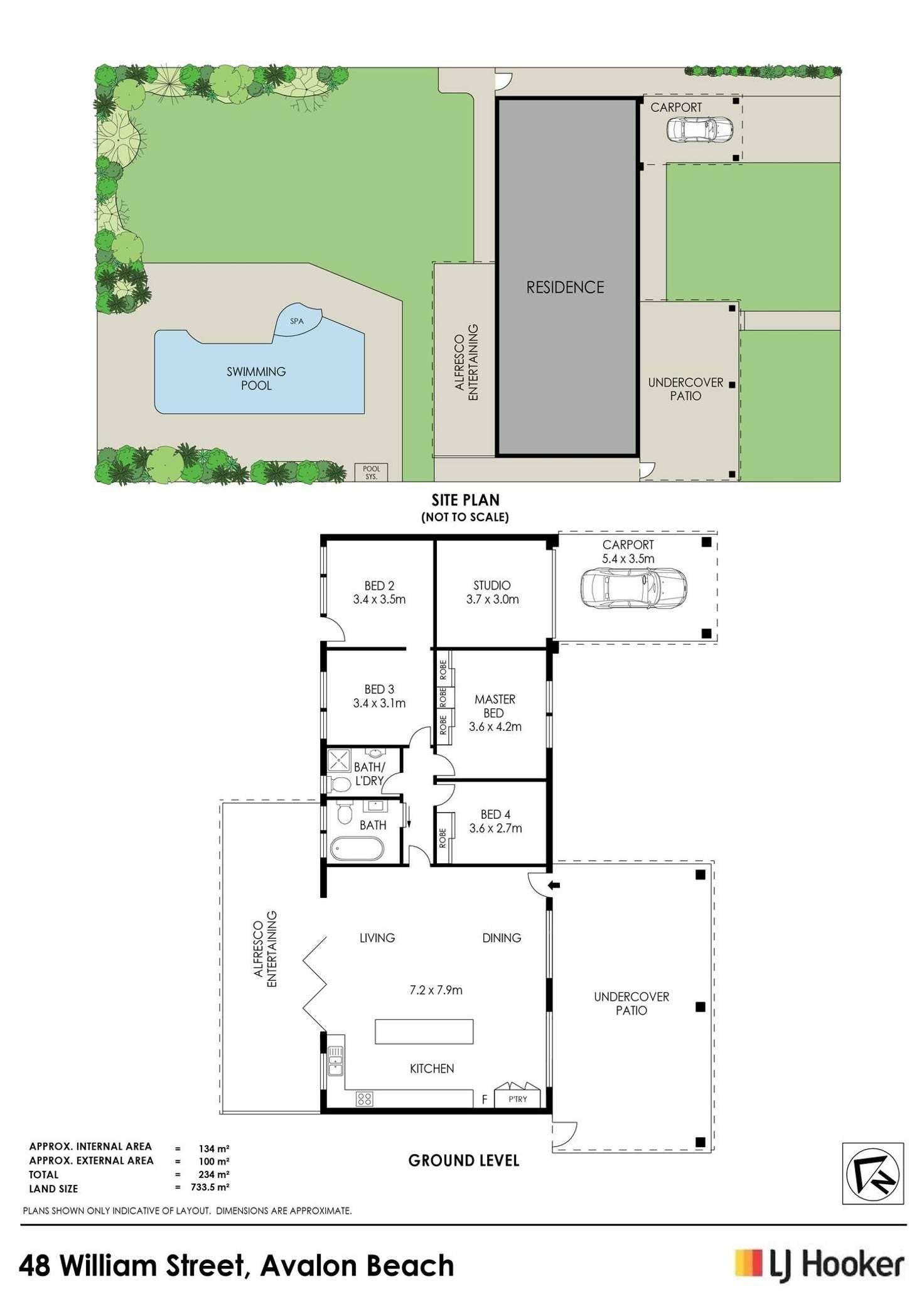 Floorplan of Homely house listing, 48 William Street, Avalon Beach NSW 2107