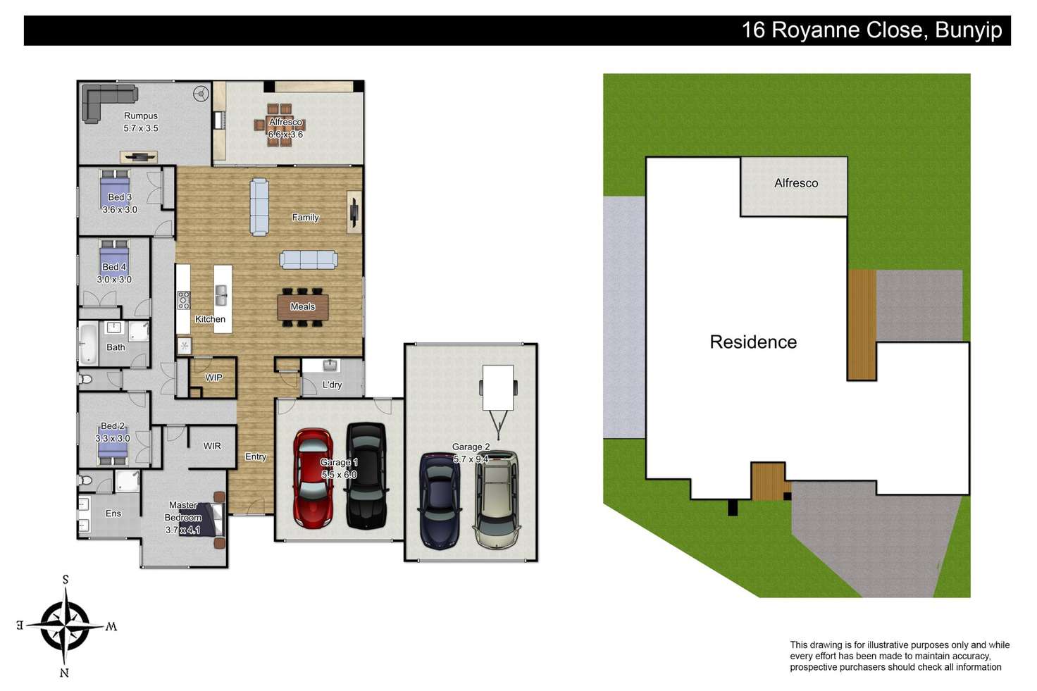 Floorplan of Homely house listing, 16 Royanne Close, Bunyip VIC 3815