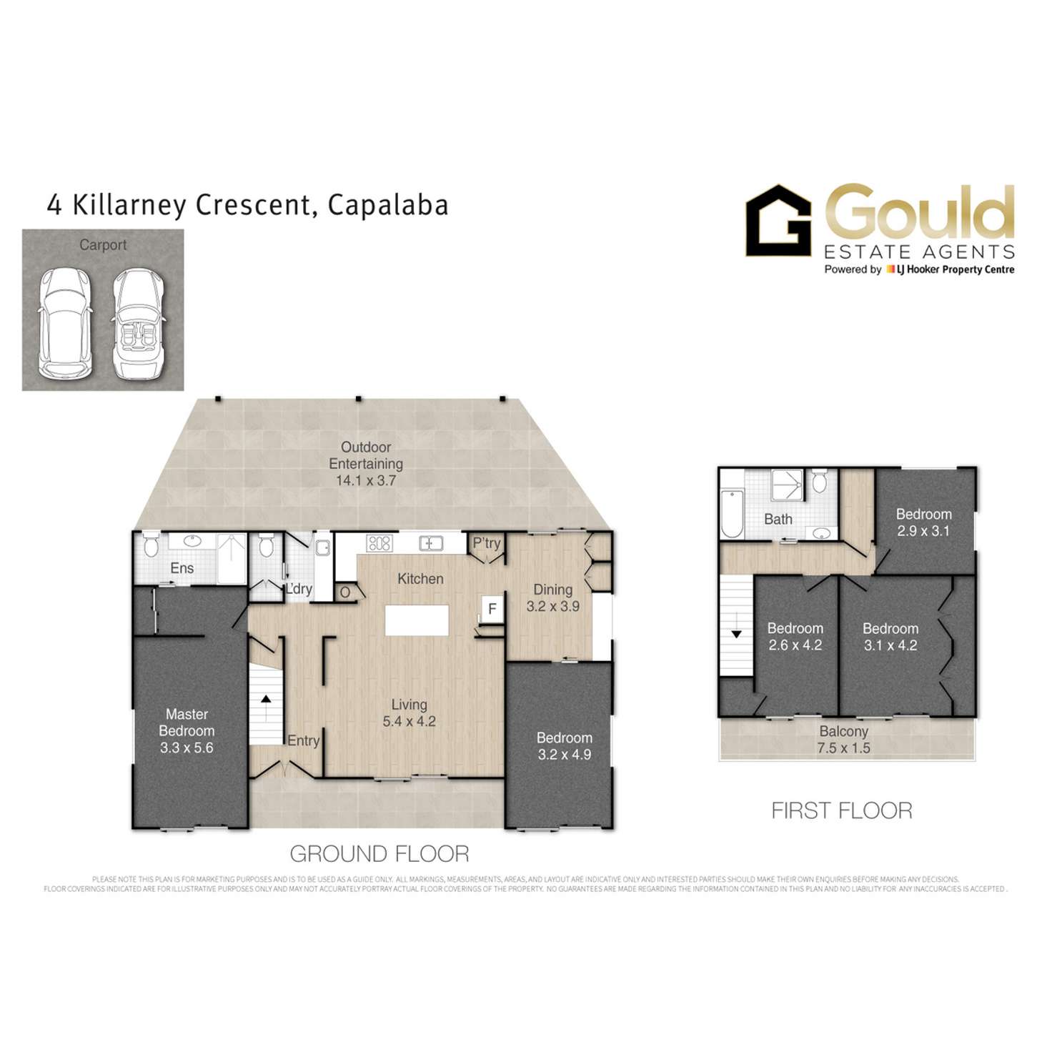 Floorplan of Homely house listing, 4 Killarney Crescent, Capalaba QLD 4157