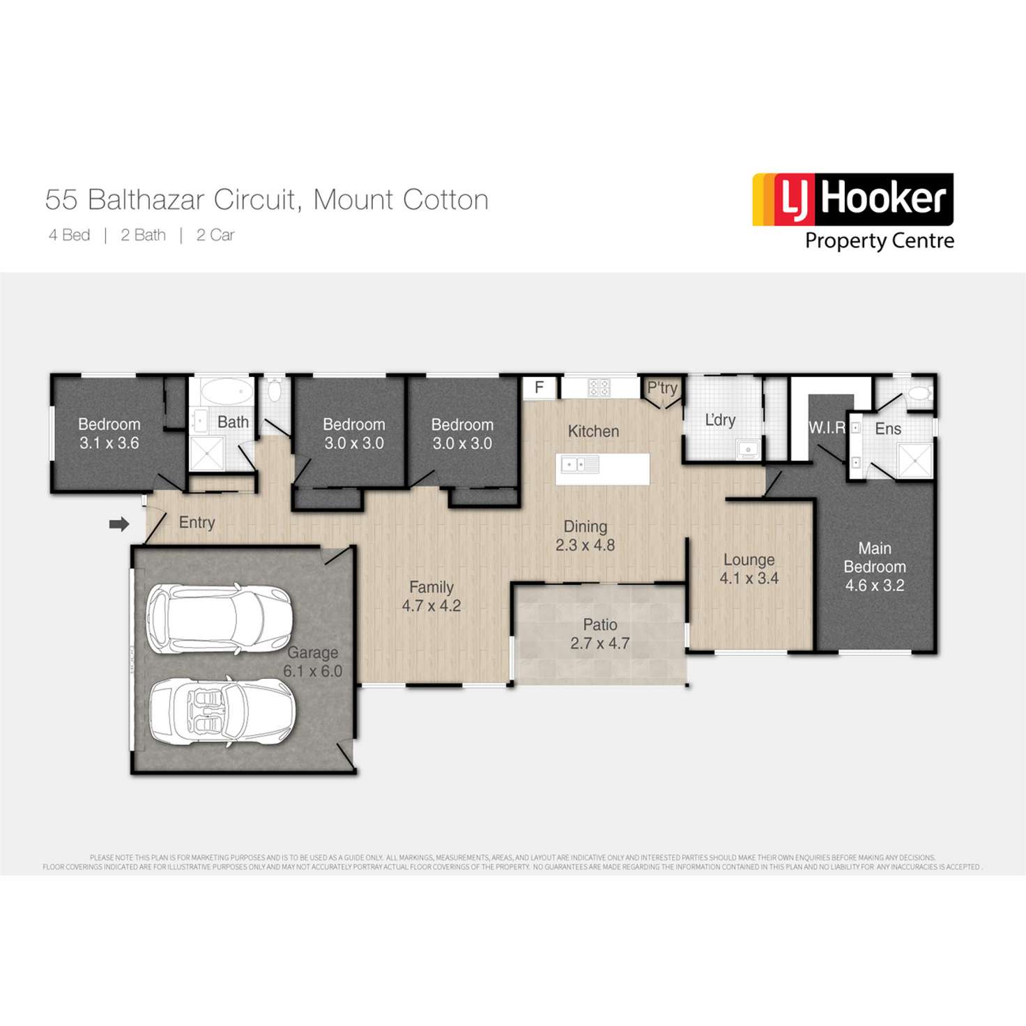 Floorplan of Homely house listing, 55 Balthazar Circuit, Mount Cotton QLD 4165