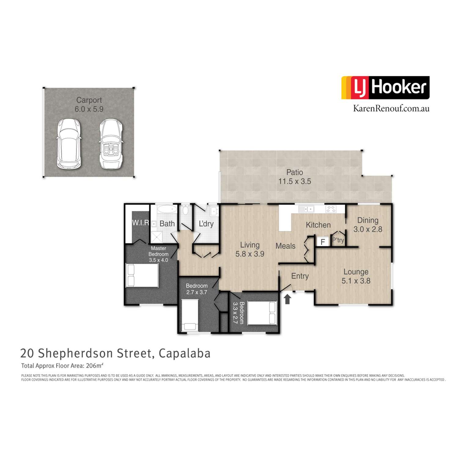 Floorplan of Homely house listing, 20 Shepherdson Street, Capalaba QLD 4157